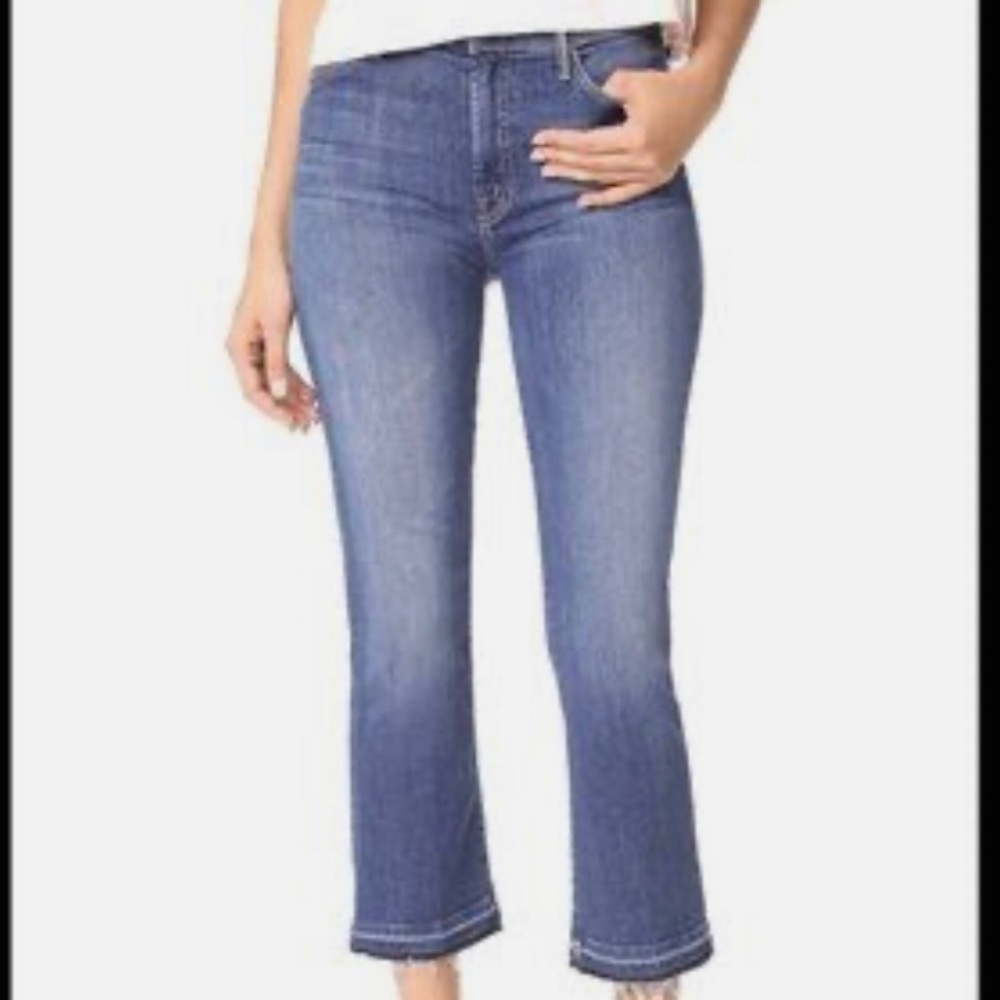 Mother Insider Crop Undone Hem Size 29